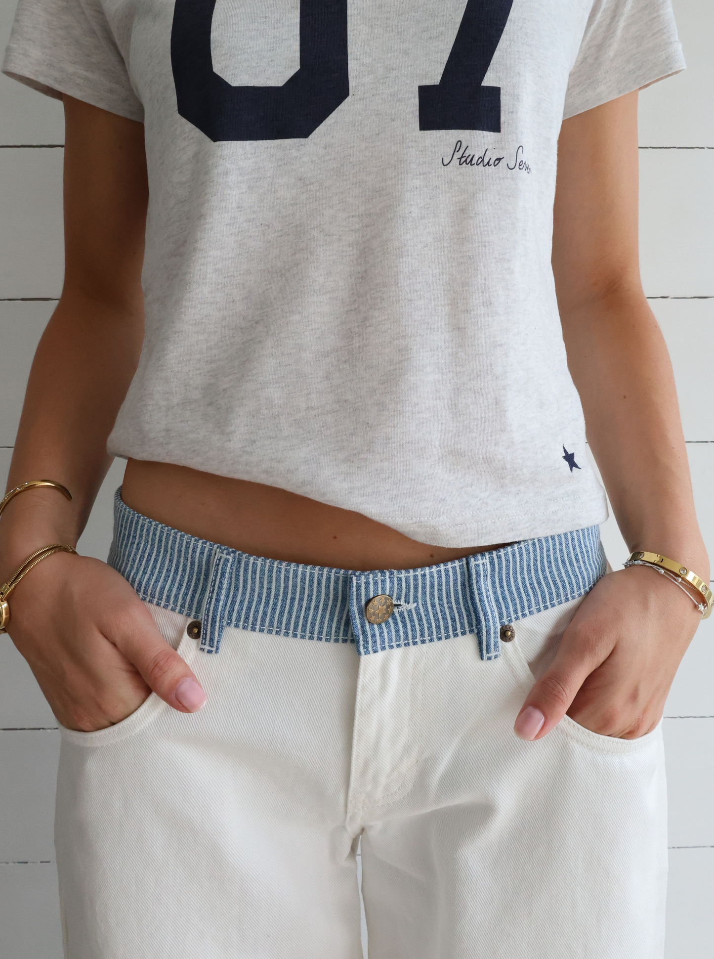 Coastal Stripe Jeans